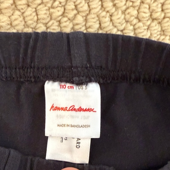Hanna Andersson Black Leggings Set - Picture 2 of 3